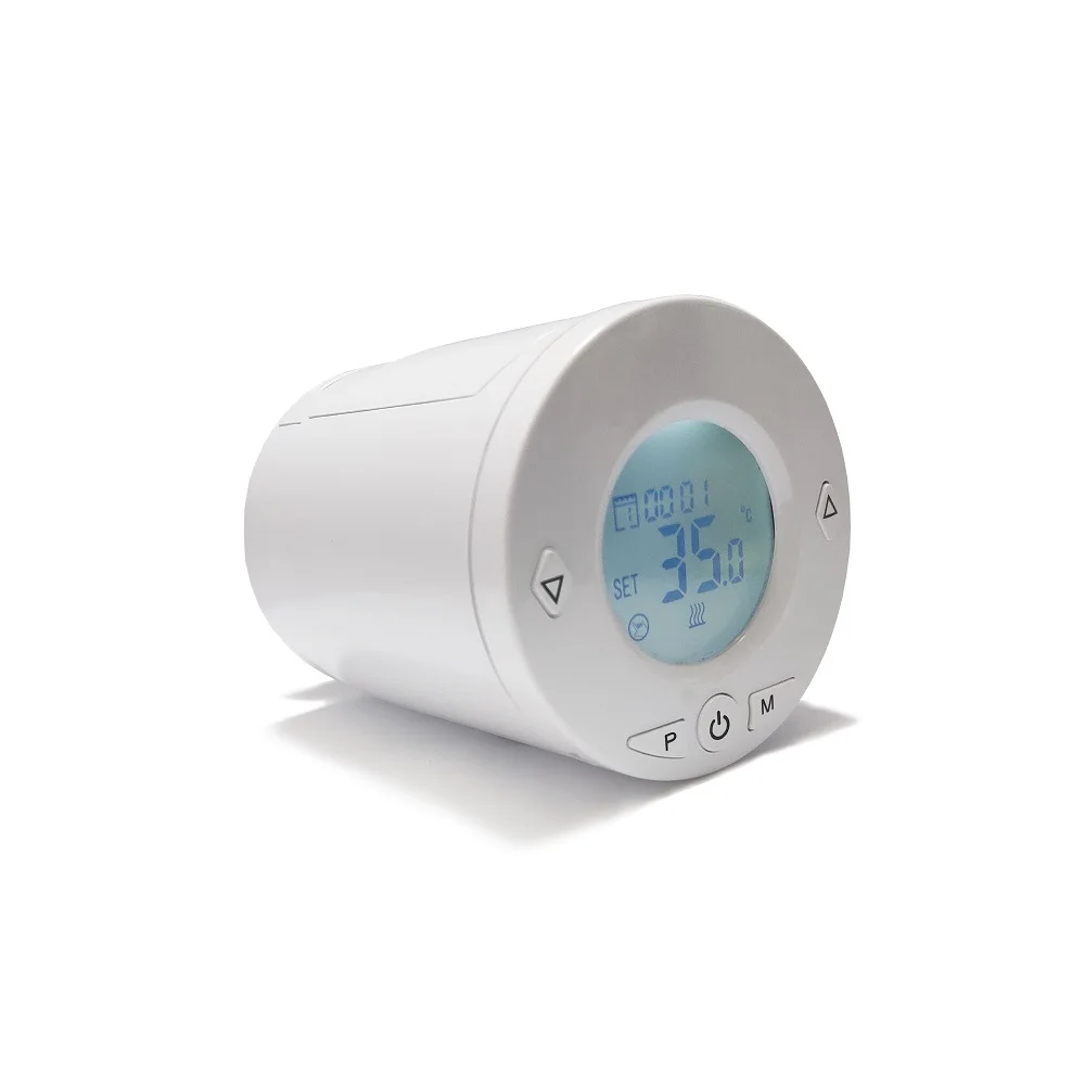 Беспроводной термостатический клапан радиатора Zigbee TRV с приложением Tuya Smart WiFi