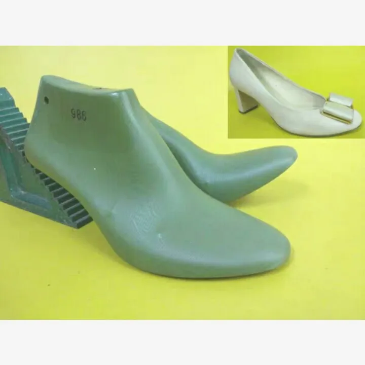 woman 6cm heel round toe plastic shoe lasts