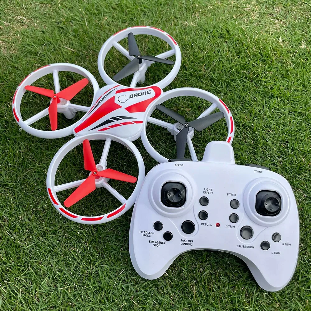 Colorful LED Lights Altitude-Hold 3D Rolling RC Quadcopter Drone Remote Controlled Helicopter Toy with 2.4G WiFi Connectivity