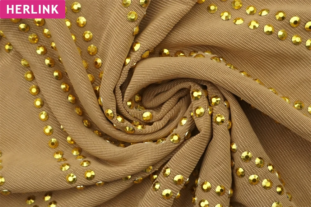 H7541 - High Quality Casual Fashion Bodycon Rhinestones Sleeveless Long Dresses Women