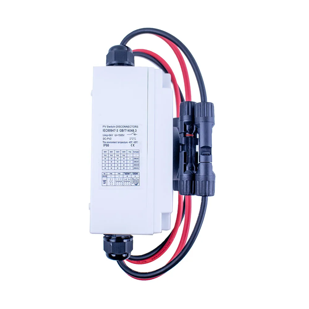 Переключатель с разъединителем на солнечной батарее 1000 В 4 полюса 32 А