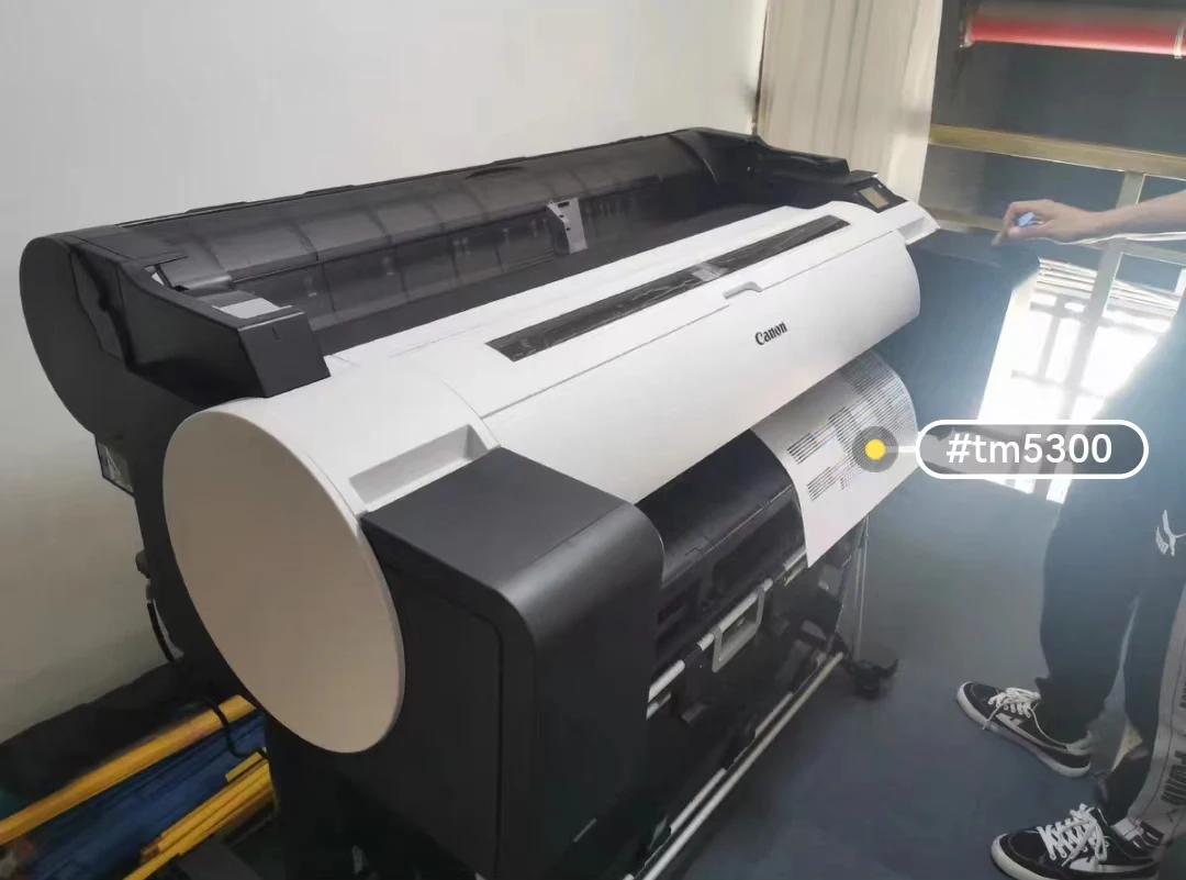 Populoa A0 Размер 5 цветов струйный принтер для Canon TM-300 914 отремонтированный плоттер большого формата в продаже