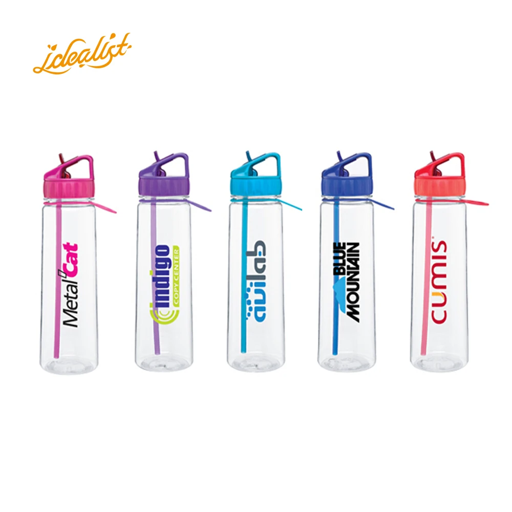 RTS Multiple Colors 900ml 30oz Time Marker Logo Custom Tritan Plastic Drinking Water Bottle
