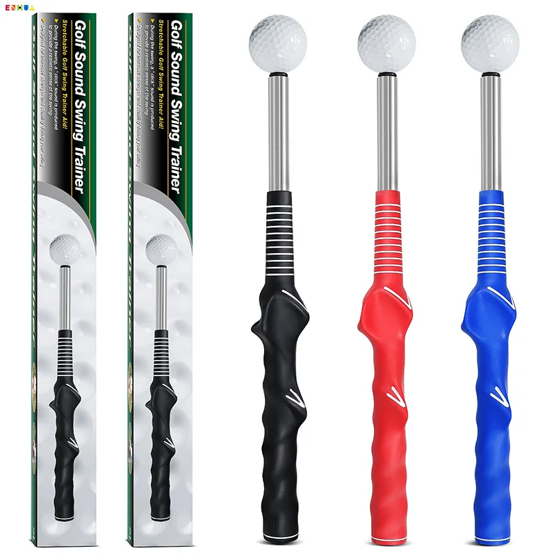 Hot sale OEM ODM Factory Supply Stretchable Lightweight Durable Golf Swing Trainer With Click Sound Notifications for Beginners