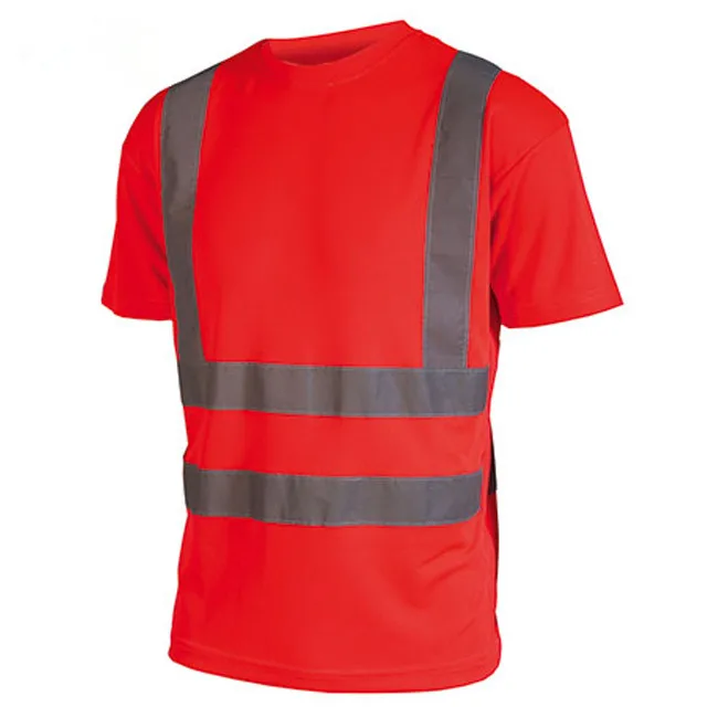 Poloshirt Customized With Logo Hi Vis Workwear Dropshipping Work Uniform Shirt With Reflector