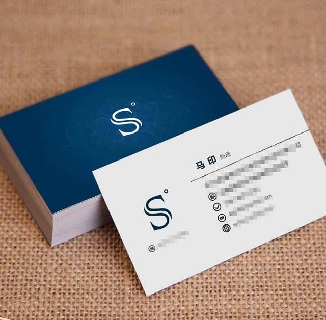 china Custom luxury 700gsm matte black pearl paper with hot stamping foil for business card clothing tags private label