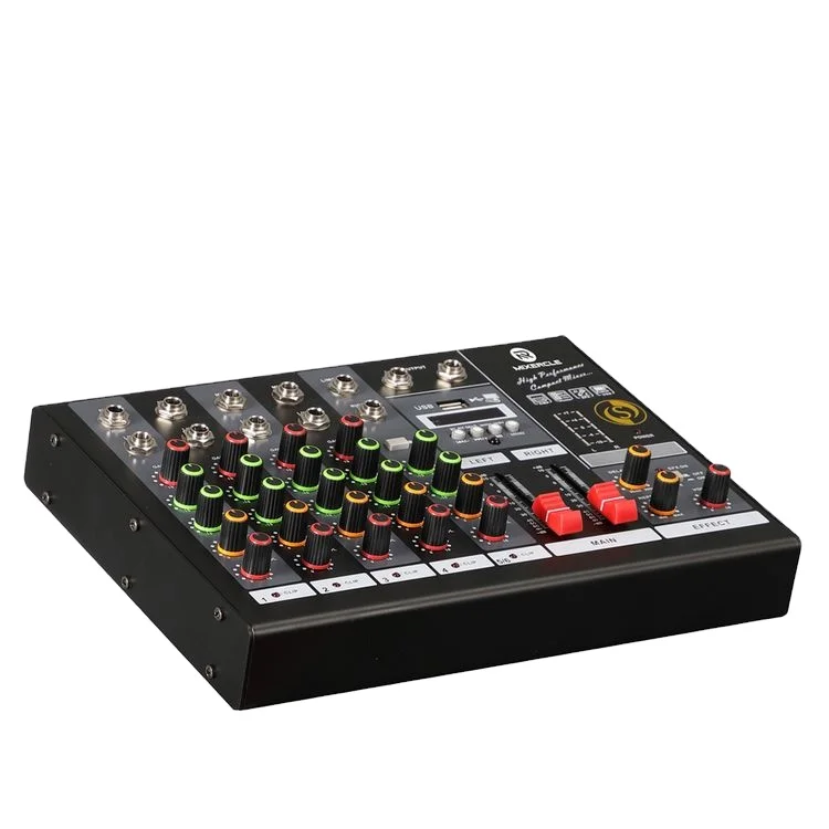 
F4 mixer professional stage performance 4 channel 10W input with reverb effect USB Bulutoth K song host live broadcast 