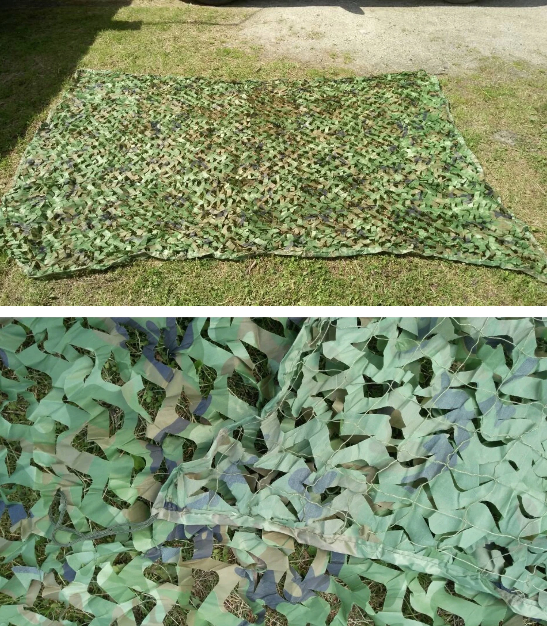 Customize Camouflage Net with rope Camo Nets Fire Mesh Fabric Net Military Style