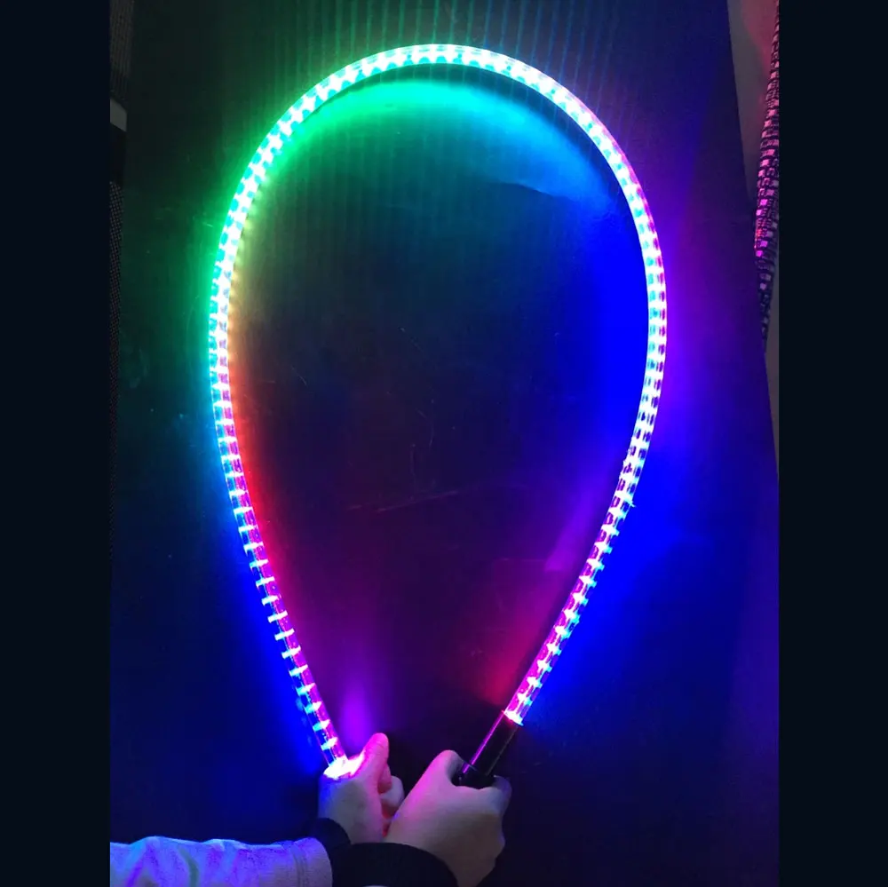 RGB 3ft remote control led Whip light for 4x4 offroad