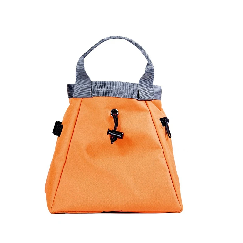 Large Chalk Bag Rock Climbing Bouldering Bucket Stand Bag for Lifting with Belt