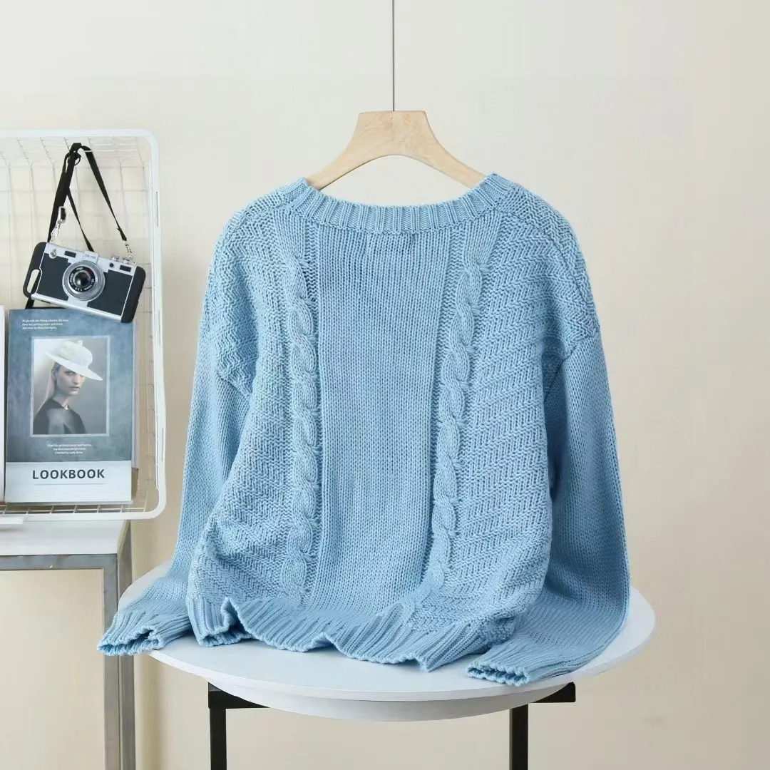 2020 autumn and winter new designer women sweater CHA branded original label and tag woolen sweater