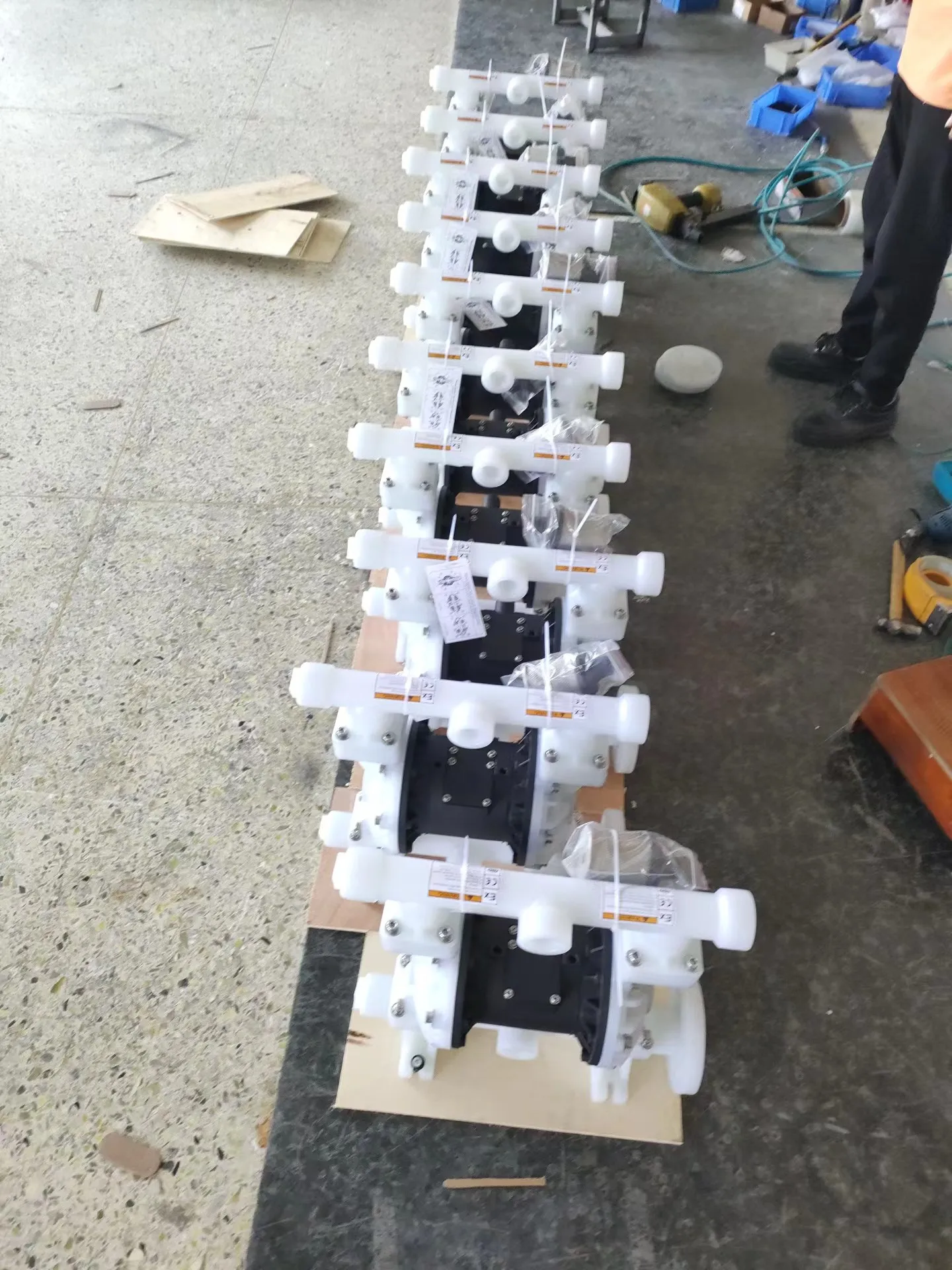 QBY3-40S Large capacity corrosion resistant pneumatic diaphragm pump for chemical transfer