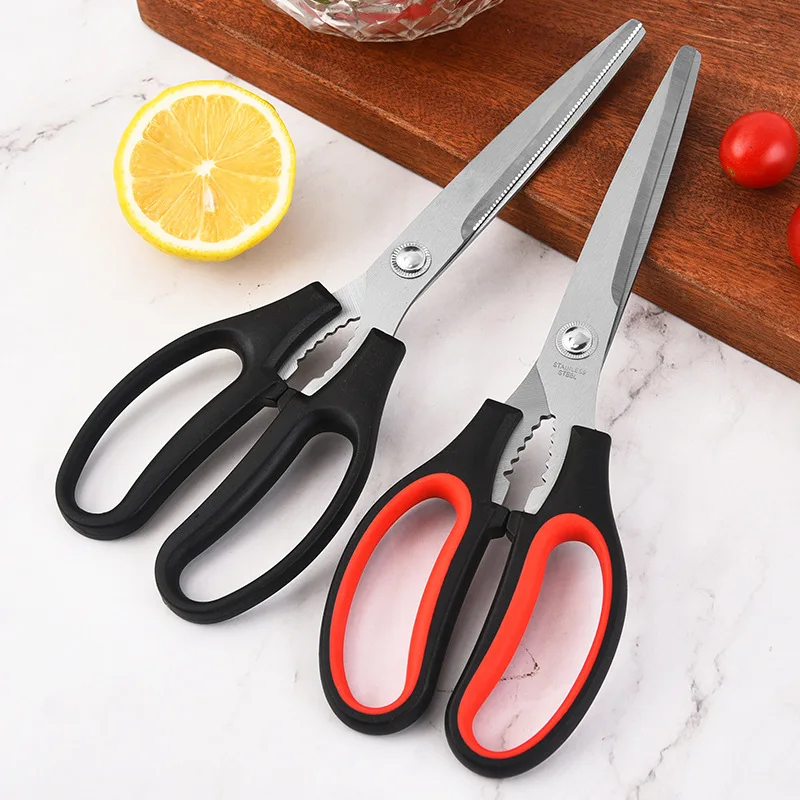Производители напрямую поставляют оптом многоцелевые кухонные ножницы из нержавеющей стали корейские для барбекю мяса