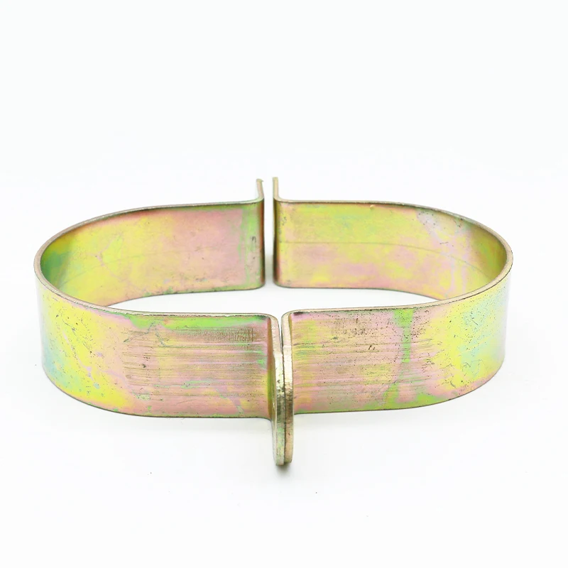 U Type Galvanized Stainless Steel Metal Hose Support Clamp Saddle Pipe Clamp For Steel Pipe