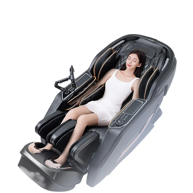 Leercon Wholesale Latest 6D LCD Touch Screen Home Used Shiatsu Electric Zero Gravity Massage Chair