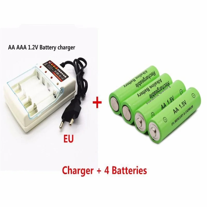 1.5V AA 1200mAh Alkaline rechargeable Battery 1.5V AA Battery for Clocks Mice Computers Toys