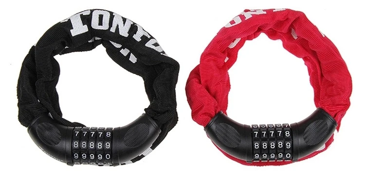 5 Digit Password Bicycle Lock Security Anti Theft Lock Scooter Bike Moto Combination Password Cable Lock Bicycle Accessories