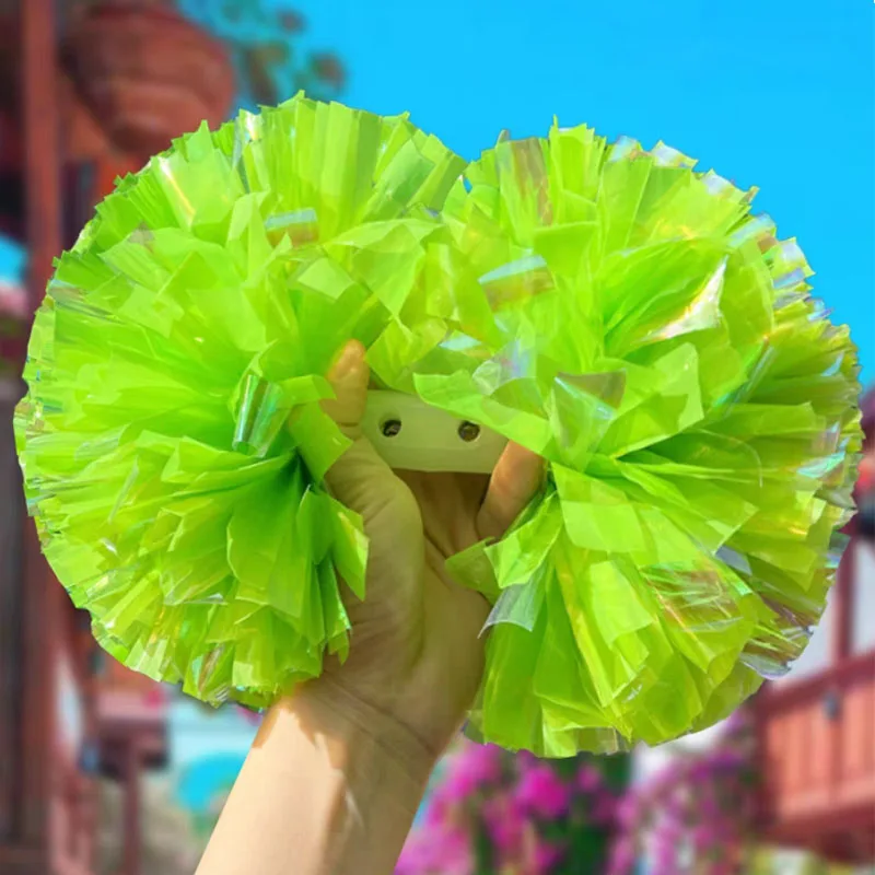Neon color pink green purple yellow orange all size cheer pom poms