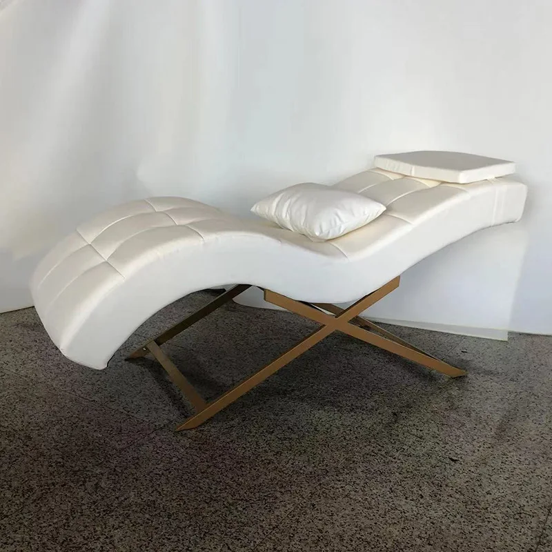 High-end beauty salon special eyelash nail facial care S-shaped massage table