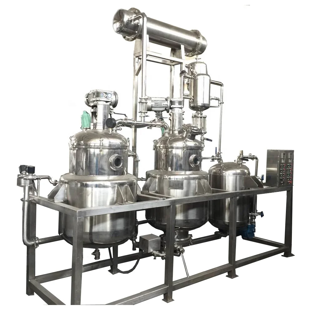 100L herbal vacuum plant oil extraction machine