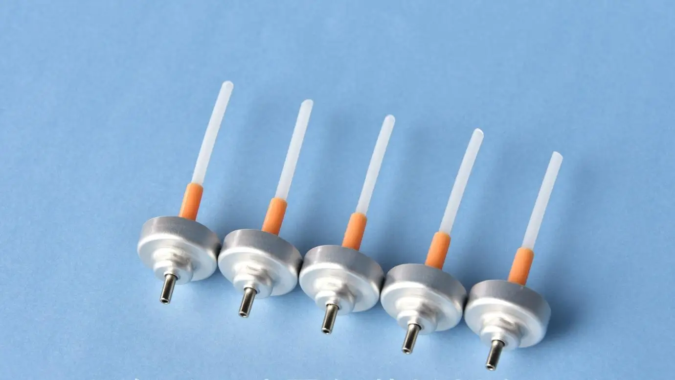 Wholesale Powder Aerosol Spray Cleanser tin can metering valve 1 inch valve Nozzles and Actuator for automatic air freshener