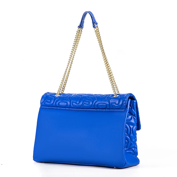 Customized soochic dress monogram Quilted Pattern stitching Leather Ruched Square Chain Flap Bag Shoulder Bag with Metal feets f