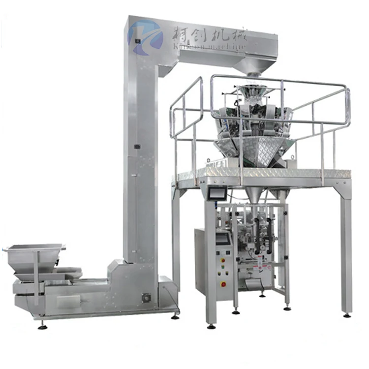 
high accuracy vertical automatic mash walnuts corn silage packing machine 