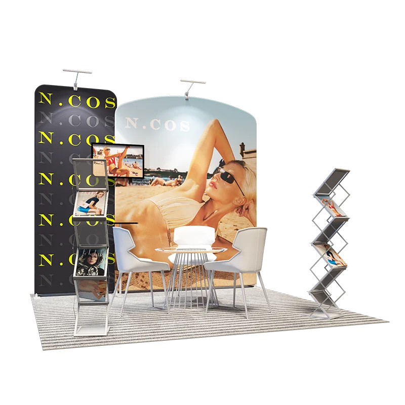 3m exhibition stand kit Trade show booth design conference  art display  boards 10x10ft booth layout  event