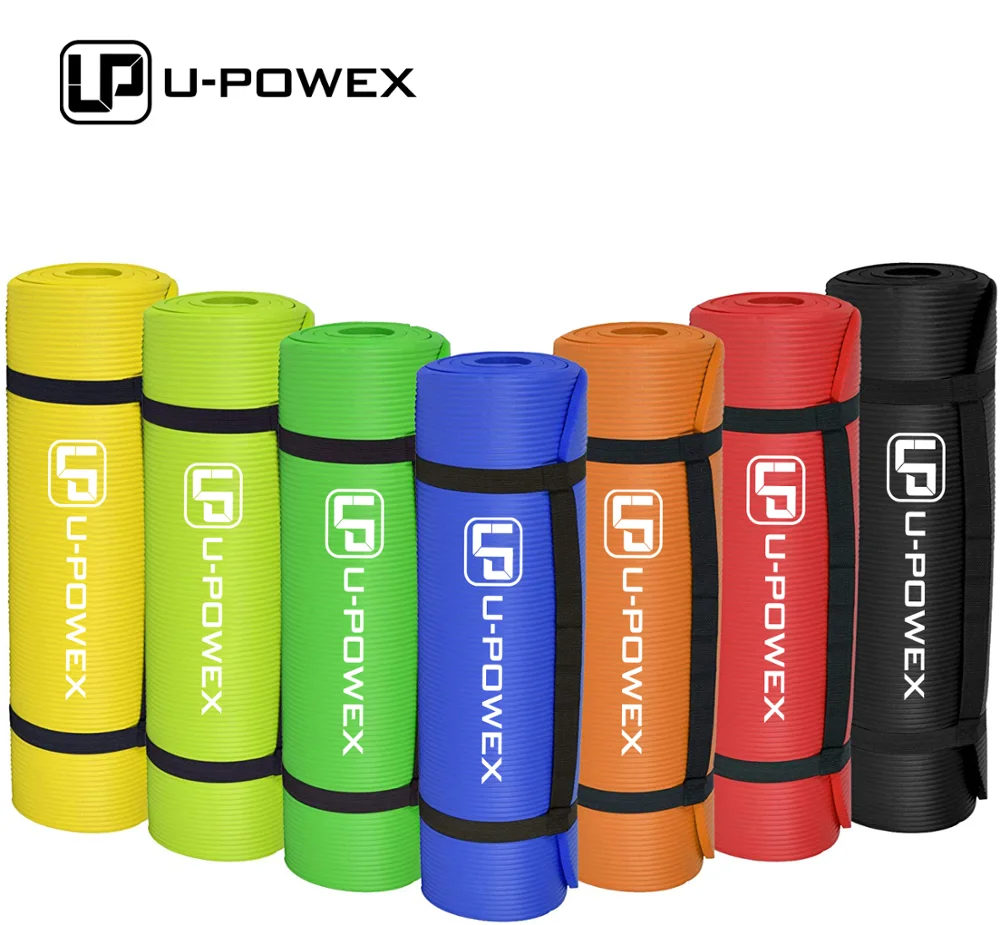 custom logo low price manufacturer TPE NBR PVC exercise training fitness Non-slip bamboo yoga mat