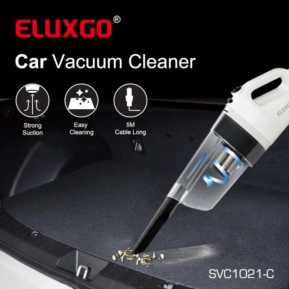 SHIMONO Powerful 4 in 1 Portable Car Vacuum Cleaner Bagless  auto vacuum cleaner handheld cyclone vacuum SVC1021-C