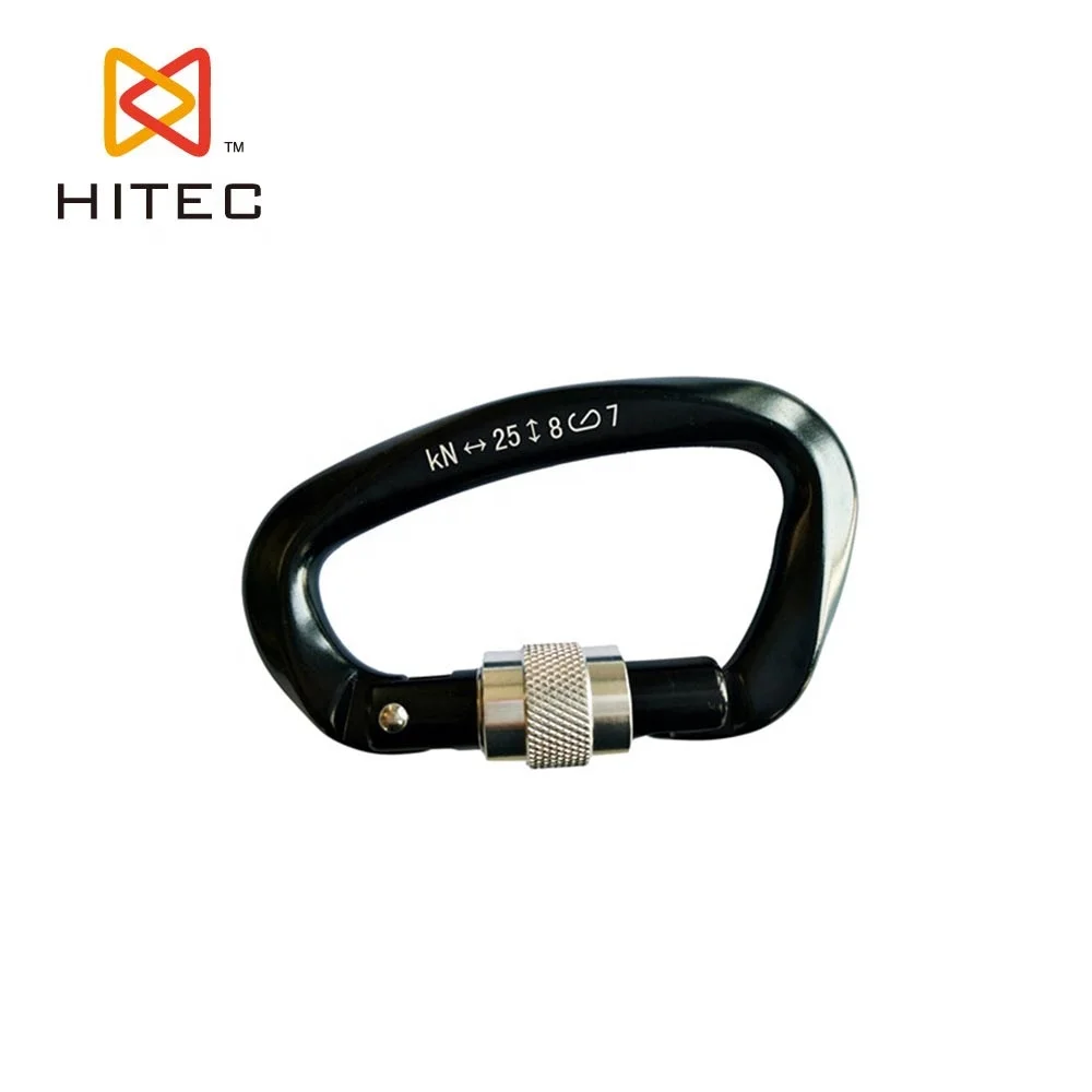 Aluminum Carabiner-Straight Gate Climbing Snap Bag Hook