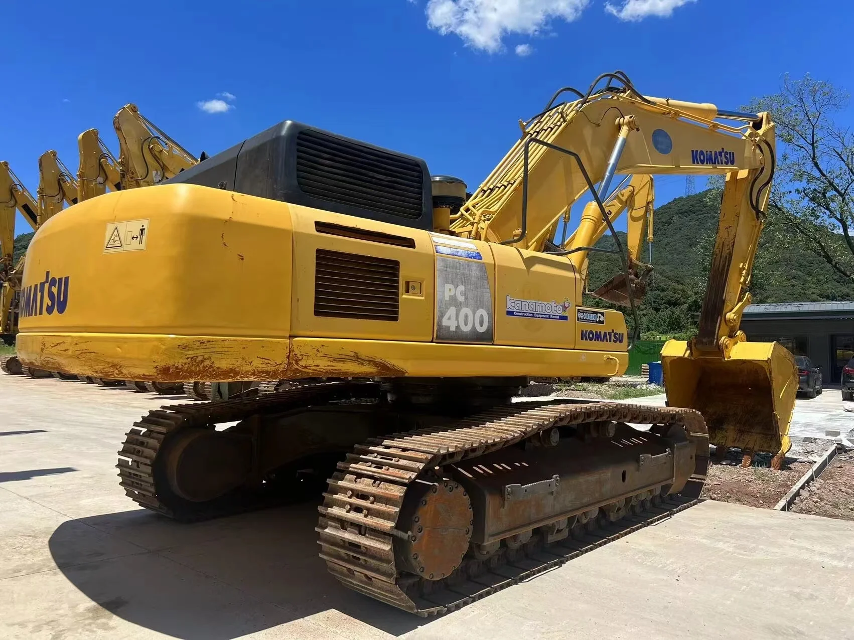 Оригинальный 40-тонный подержанный экскаватор komatsu pc400 ~ 8 для земляных и горных работ