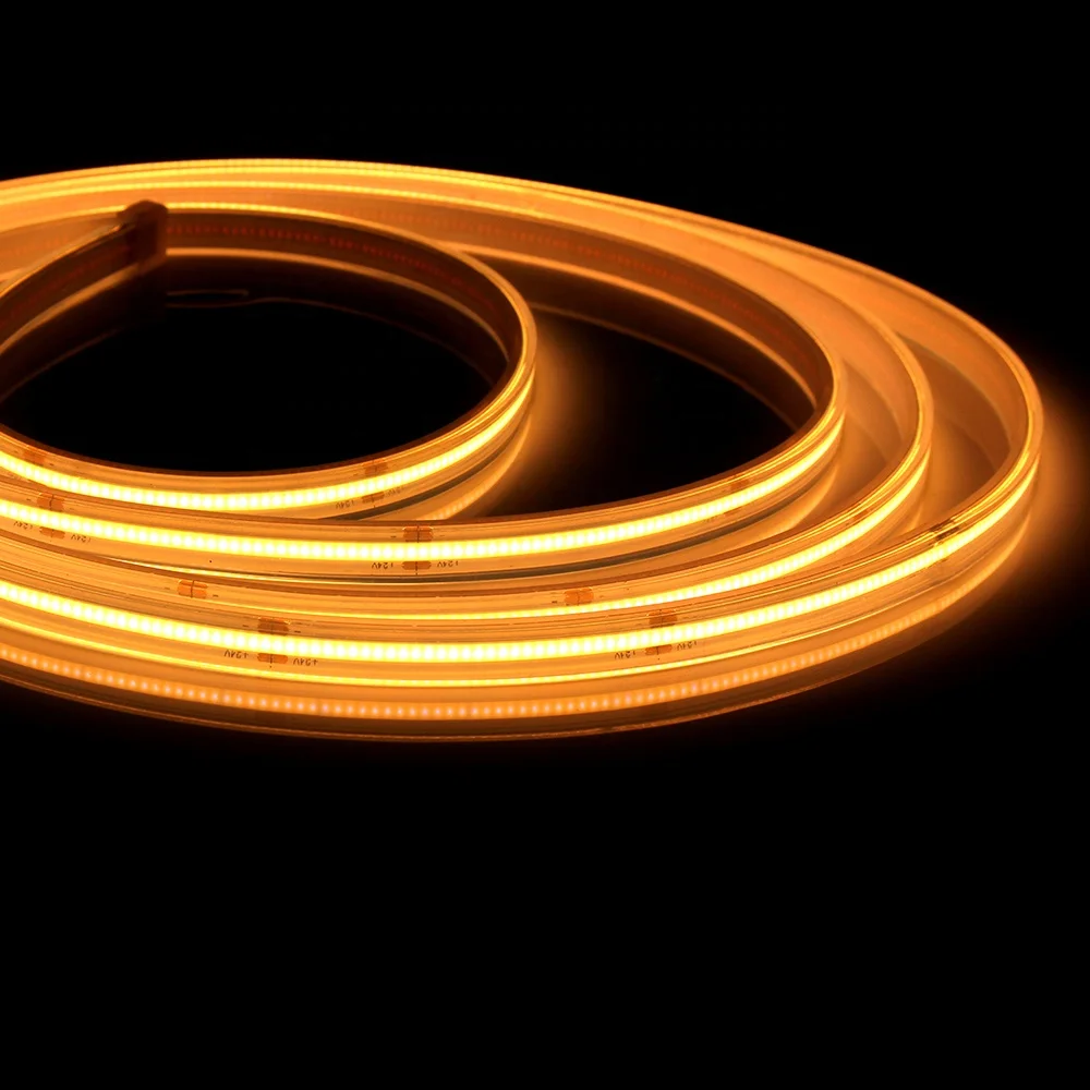 Relight mini 5mm width 400CHIP 2700K warm white color DC 12V 24V 7.2W per meter Ra90 fashion flexible COB led light strip