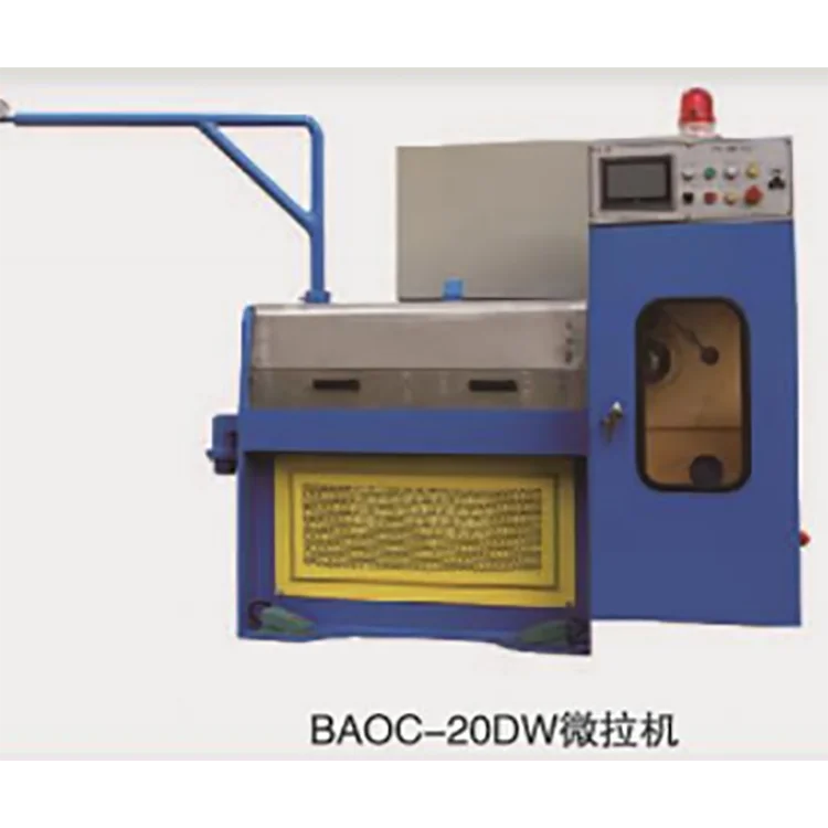 BAOC-20DW 20 Dies copper fine wire drawing machine( single inverter control) tire wire drawing machine