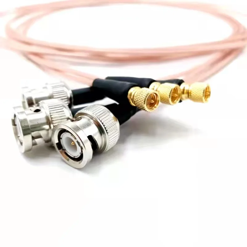 Factory price ultrasonic inspection RG316 cable L5 mini dot SMA to Q9 BNC coaxial cable assembly