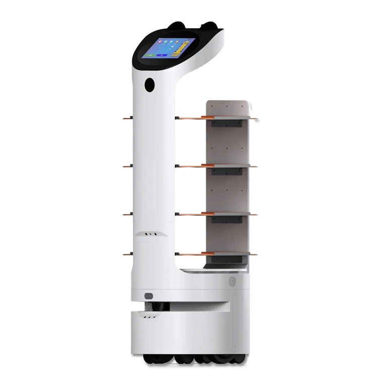 AI Voice and Self delivery robot Restaurant Waiter Service Robot for restaurant coffee shop hotel and fast food shop