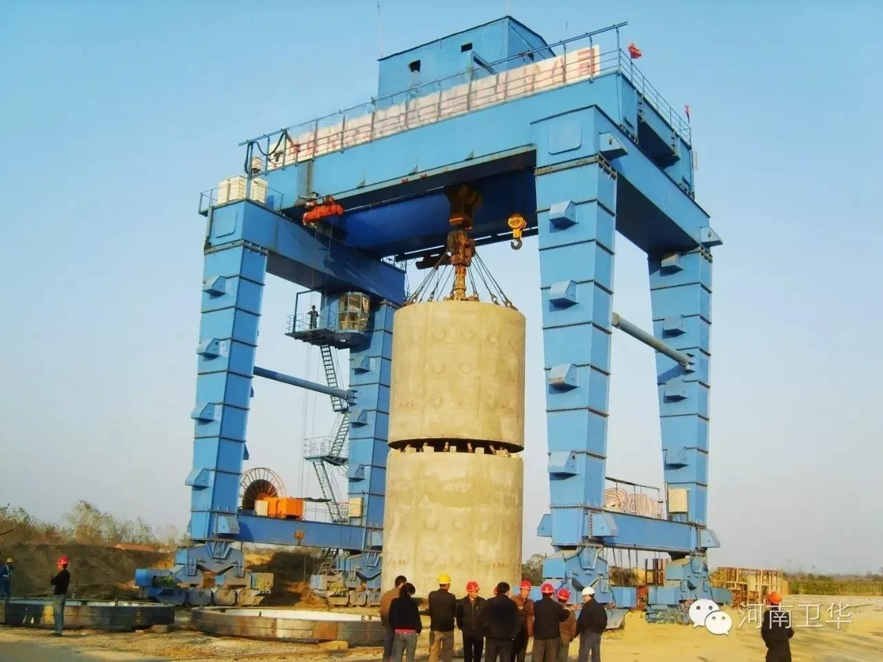 10 тонн 30 50 типа A Двойная тележка козловой кран прямая сделка