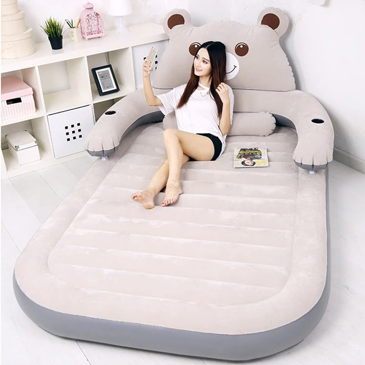 Высокое качество стекаются надувные детские матрас кровать для автомобиля Путешествия