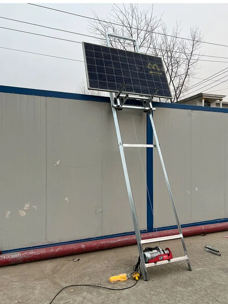 High Quality 9m 15m 20m Glass Hoist Ladder Lift Solar Panels Electric Hoist Roof Lifter