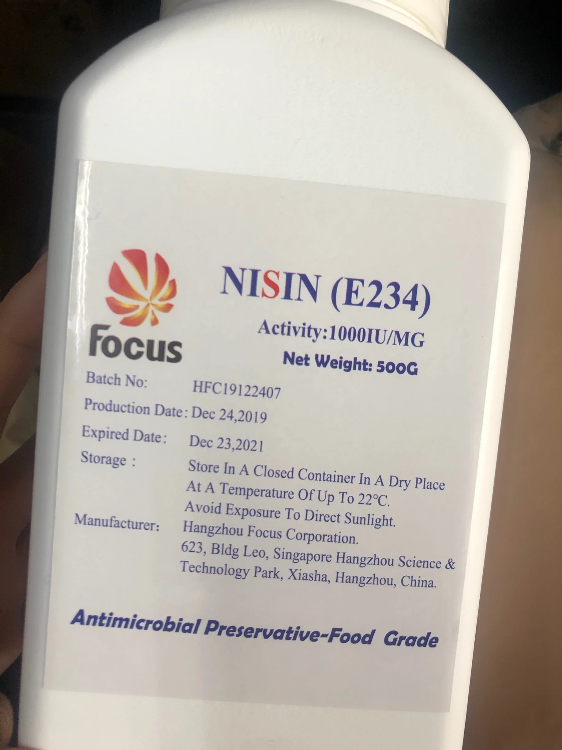 
Food/Beverage/Cosmetics Natural Preservative Nisin/nisin e234 price 