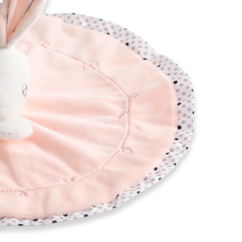 Toddler Baby Appease Towel Adorable Soft Square Security Blanket Plush Stuffed Towels Comforter Bedtime Cuddle Toy Gift