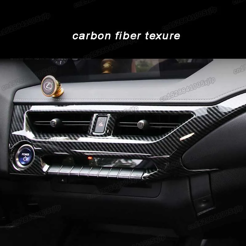carbon fiber car interior accessories for lexus ux 2019-2022 Ux200 Ux250h gear shift panel seat adjust center control cover auto modify