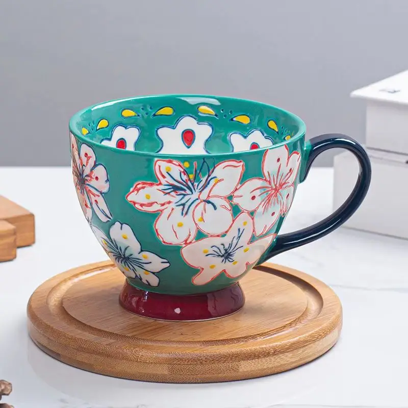 Fashion new Turkey coffee mug set saucer milk ceramic mugs