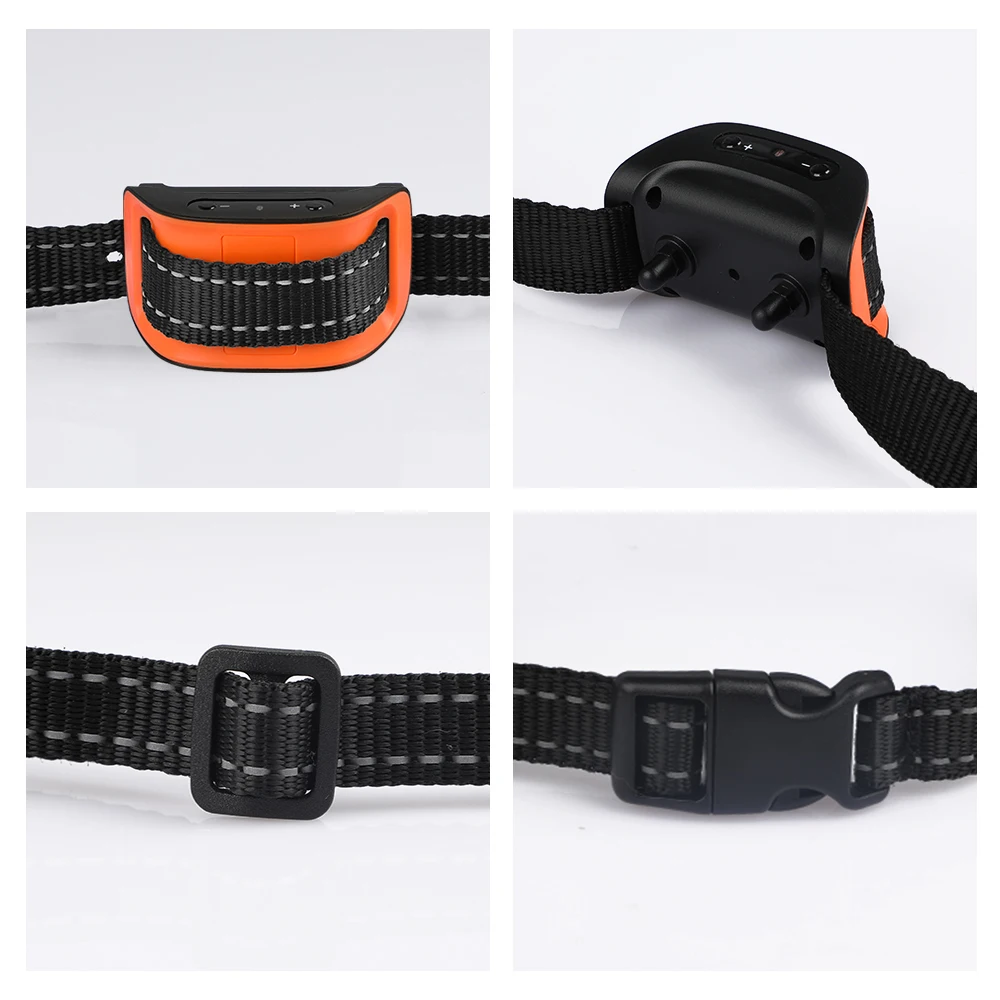 2021 Automatic best collar necklace Pet Training Shock Electric Shock Collar Dog Anti-bark Necklace