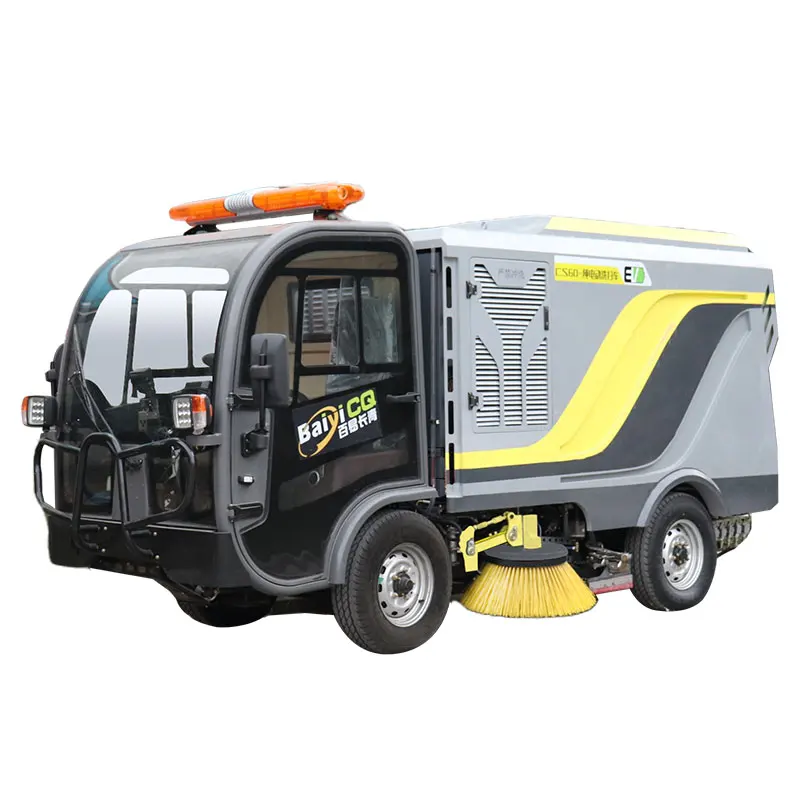 Electric battery Street Cleaning Machine Floor Sweeper Broom Machine For Garden Factory Farm