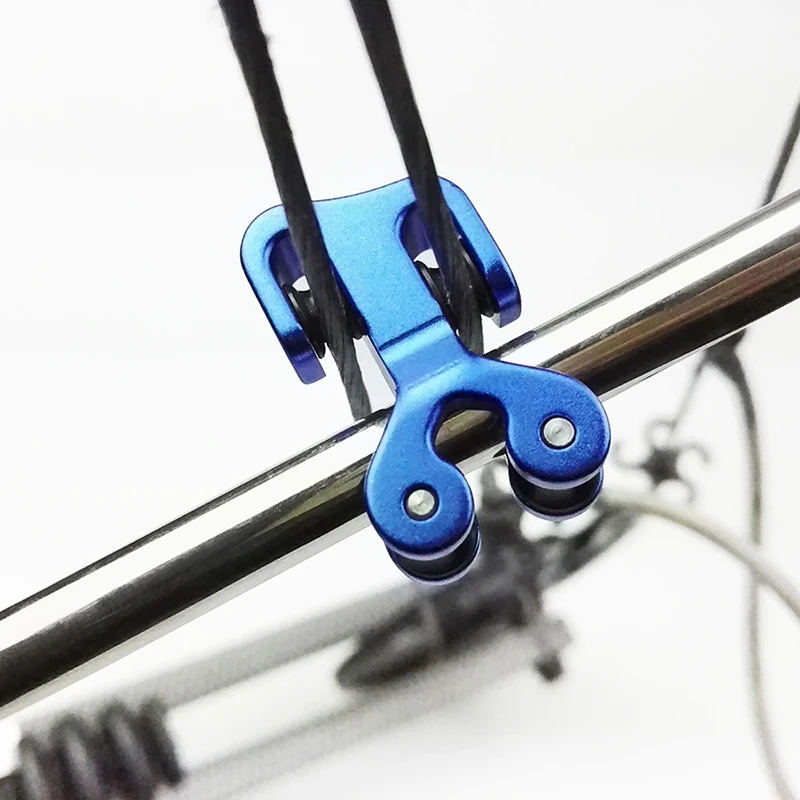 Compound Bow Aluminum Alloy Split String Slider Archery Accessories For Outside Sport Shooting And Hunting