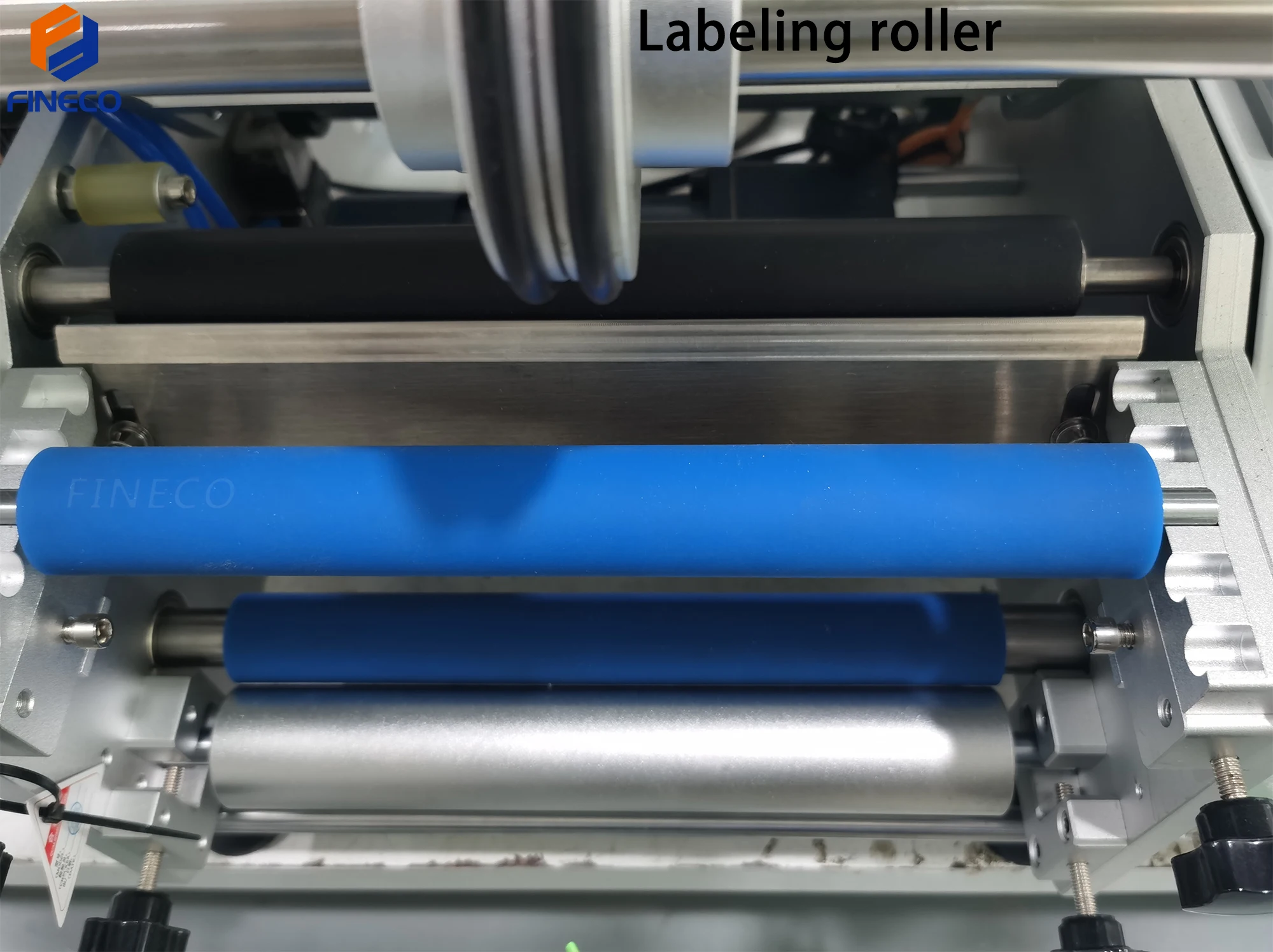 High-Quality FK603 semi-automatic manual tabletop 50ML sample salad dressing round ampere bottle full week labeling machine