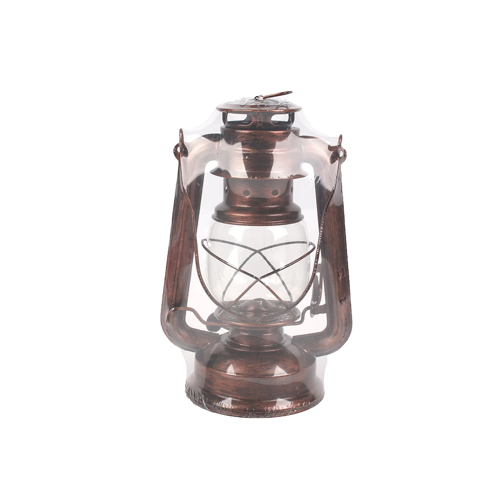 Good Quality Outdoor Portable Decorative Kerosene Lantern With Metal Handle led light decoration flame lanterns