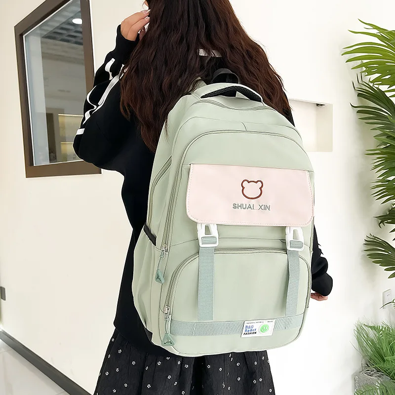 2024 New Hot Selling Backpack Korean  Large Capacity Student Backpack For Girls Fashion Travel Backpack For Teenager