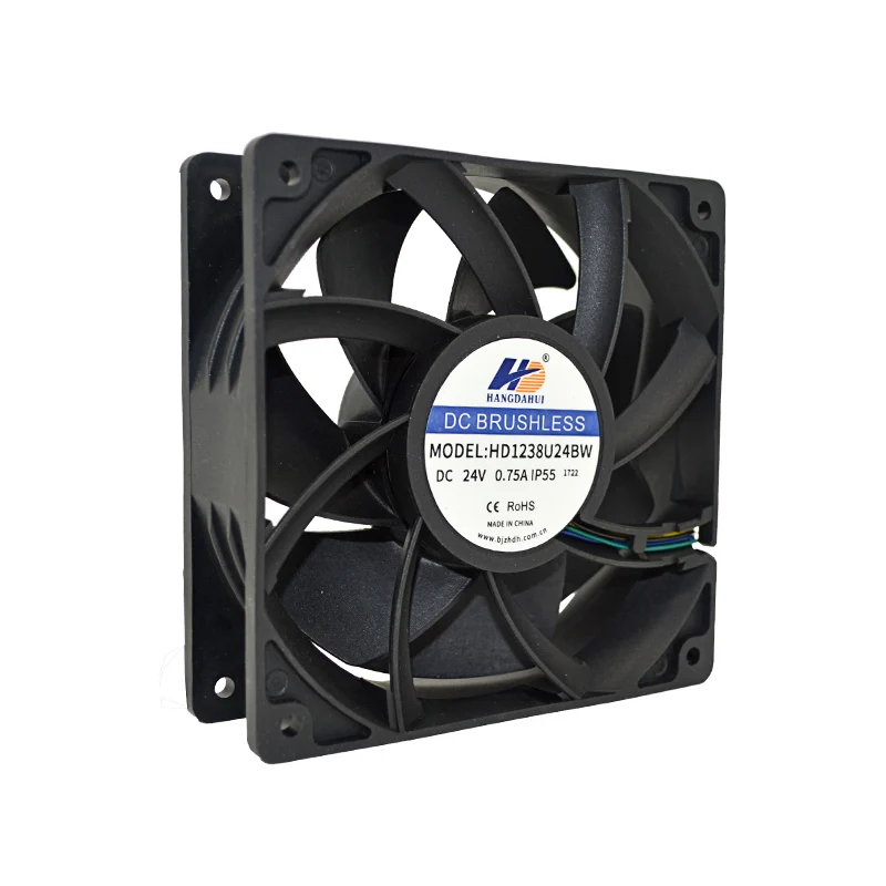 4-inch chassis four-wire PWM speed regulation 12cm 12038 dc 24volt 120x120x38mm 120mm axial fans